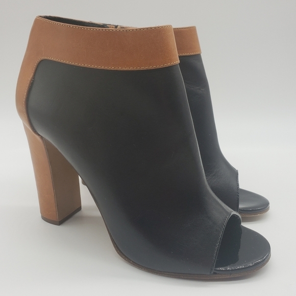 178- Chloé Open Toe Ankle Booties Made In Italy Size 38.5EU 8US - Picture 1 of 9